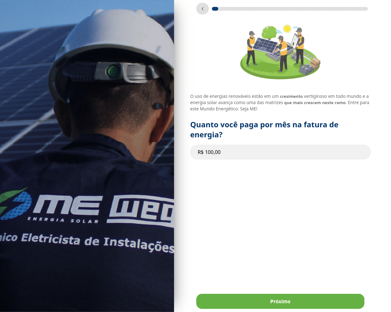 Site em formato de Formulário Calculadora Multi-passos - ObaWP