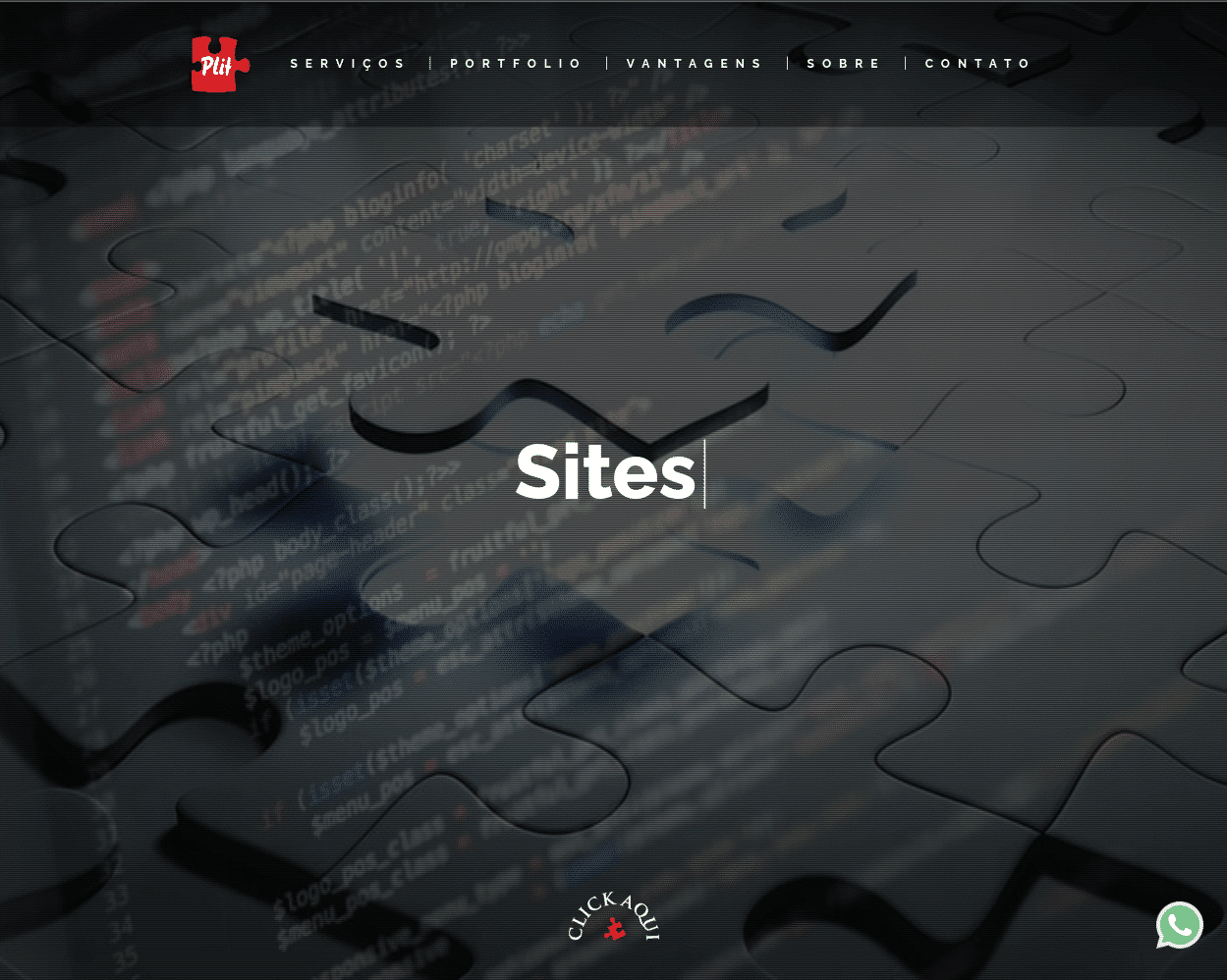 Site one-page com apenas html e css