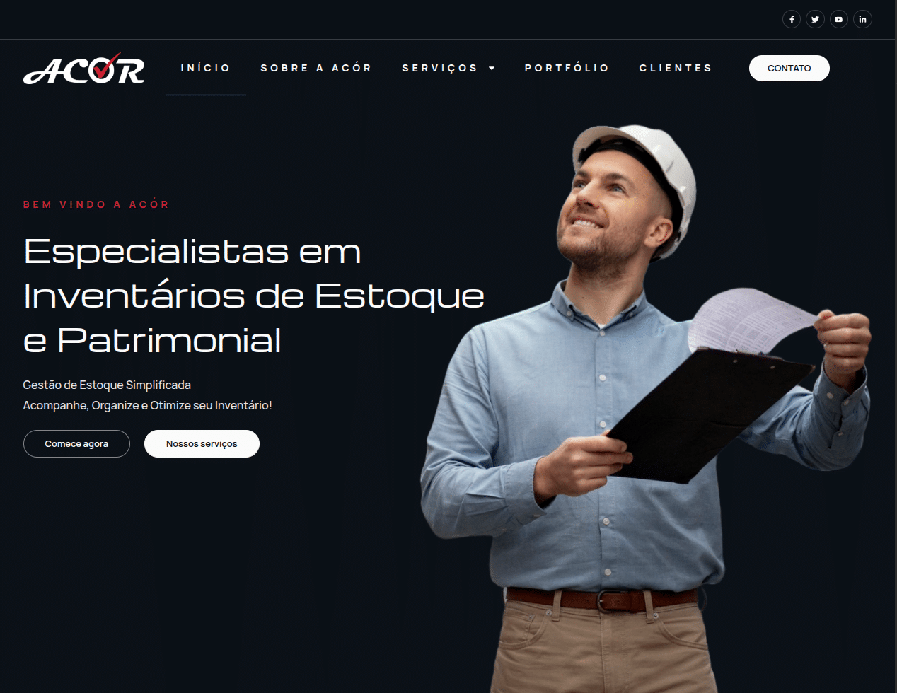 Complete redesign of visual identity for WordPress website